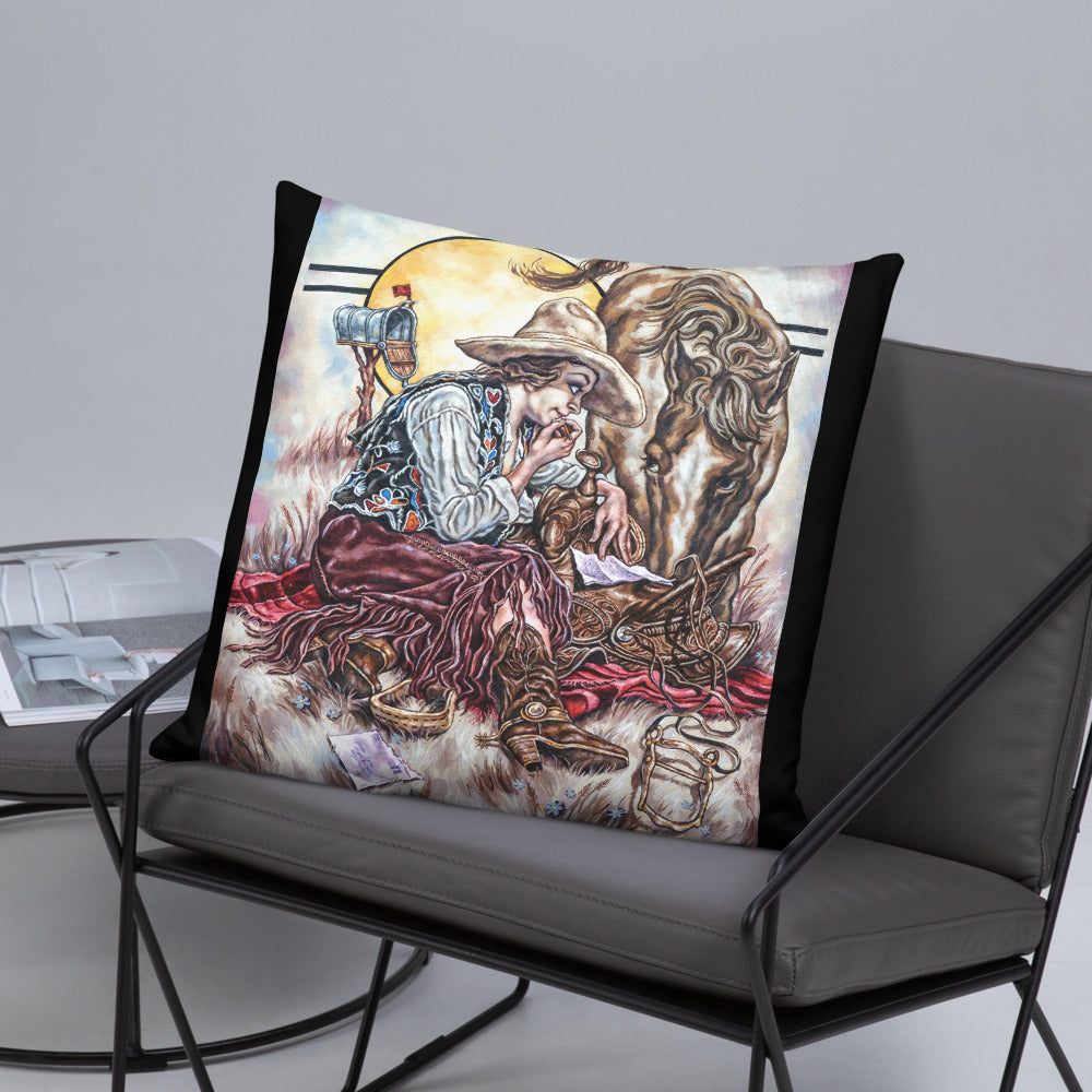 Pillow: Cowgirl Mail