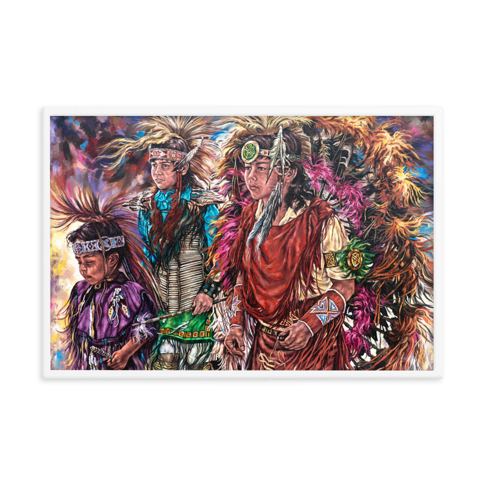 Framed photo paper poster: Dance Of Tradition