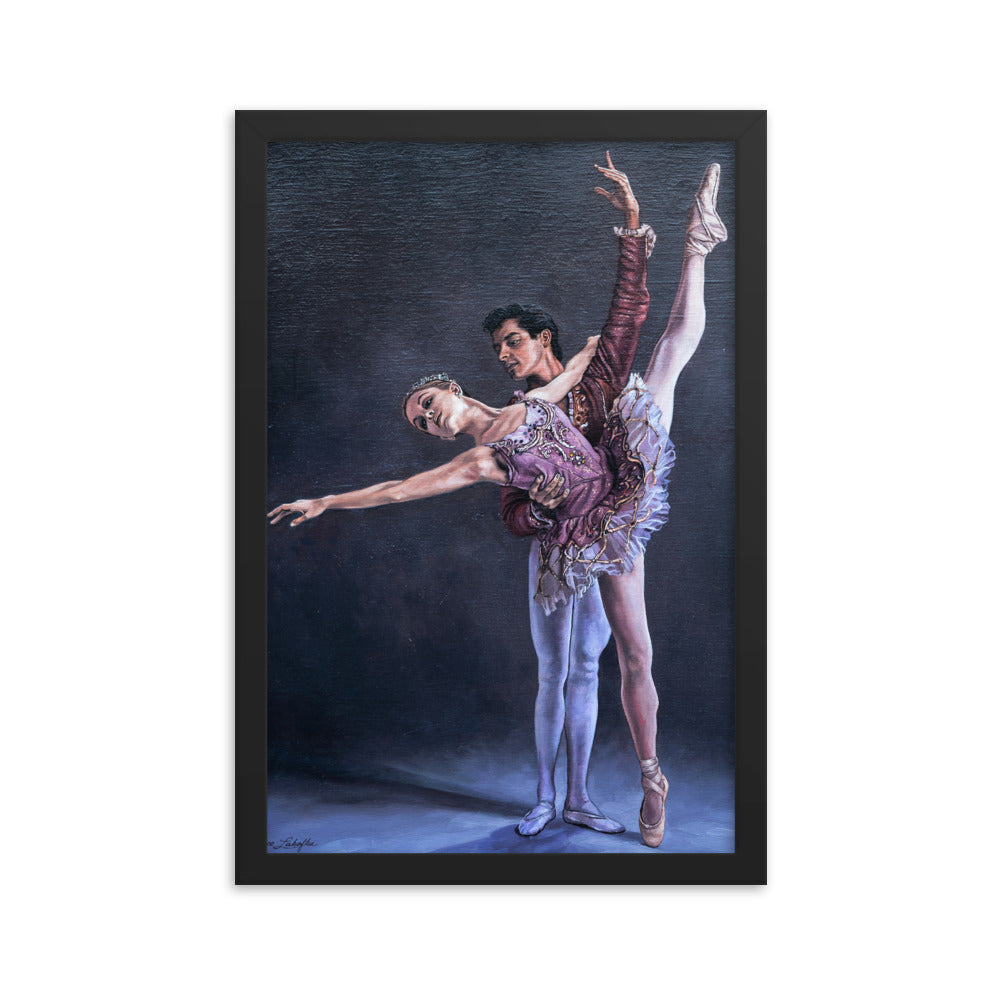 Framed photo paper poster: The Dance