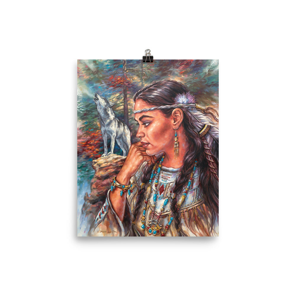 Photo paper poster: Cry Of The Wolf