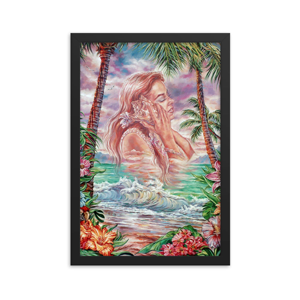 Framed poster: Song Of The Island