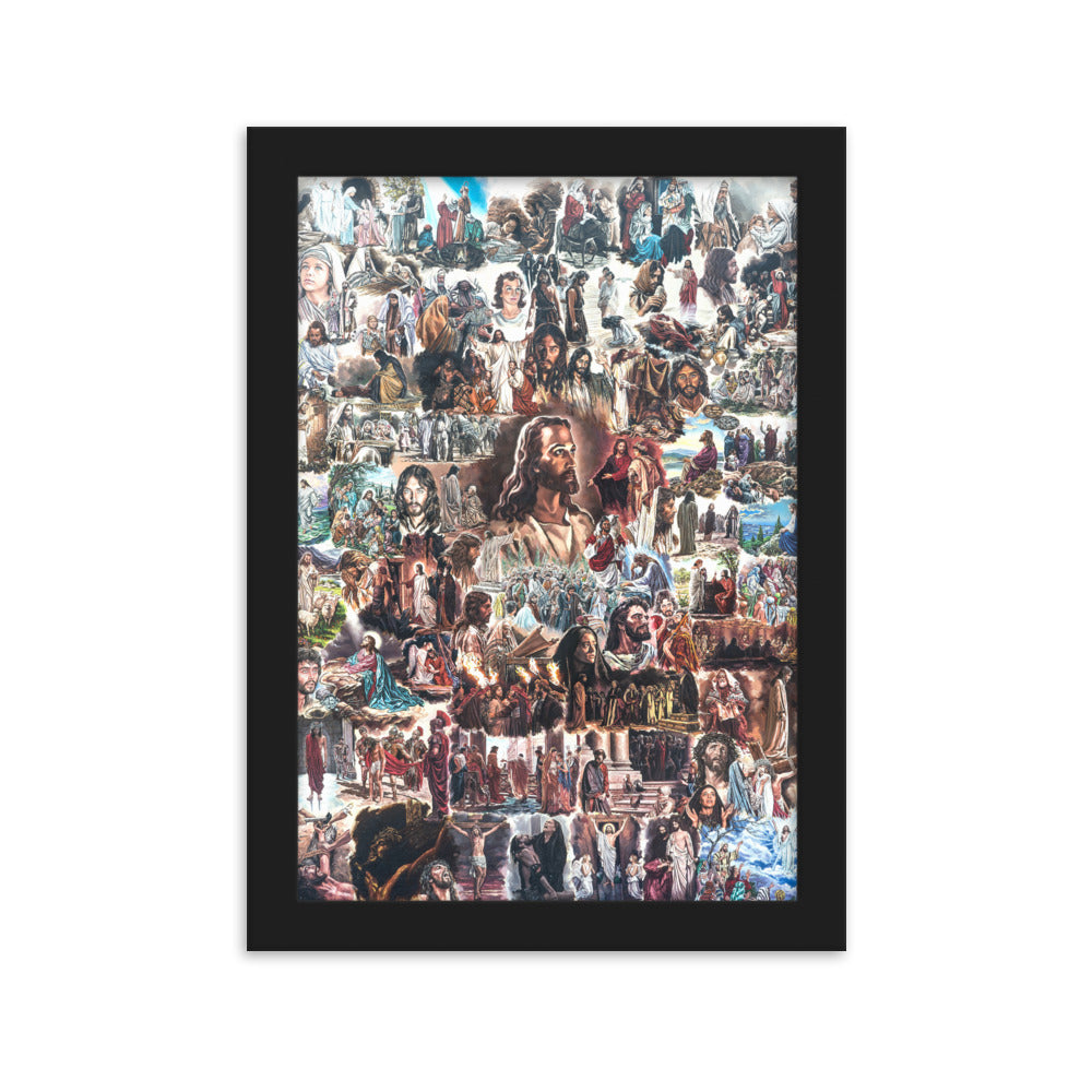 Framed matte paper poster: Life Of Christ
