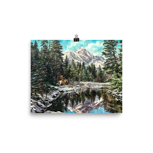 Photo paper poster: Silent Encounter