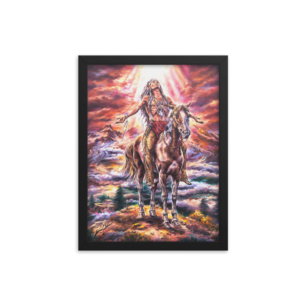 Framed photo paper poster: A Journey's End