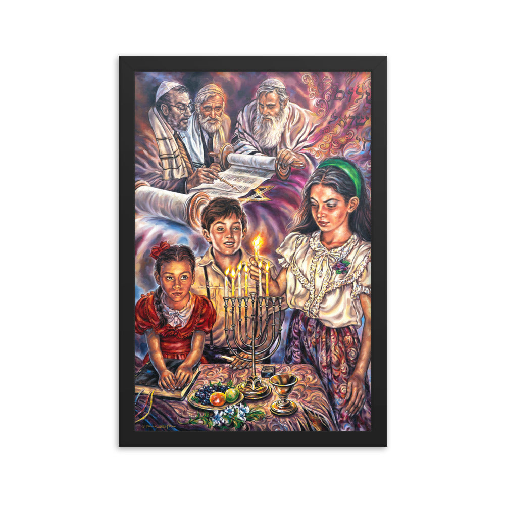 Framed photo paper poster: Traditions
