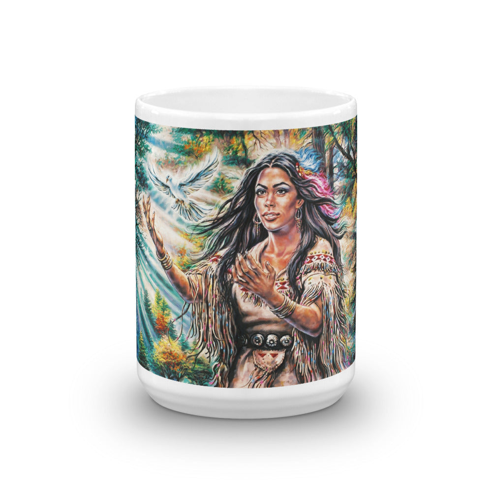 Mug-White Dove