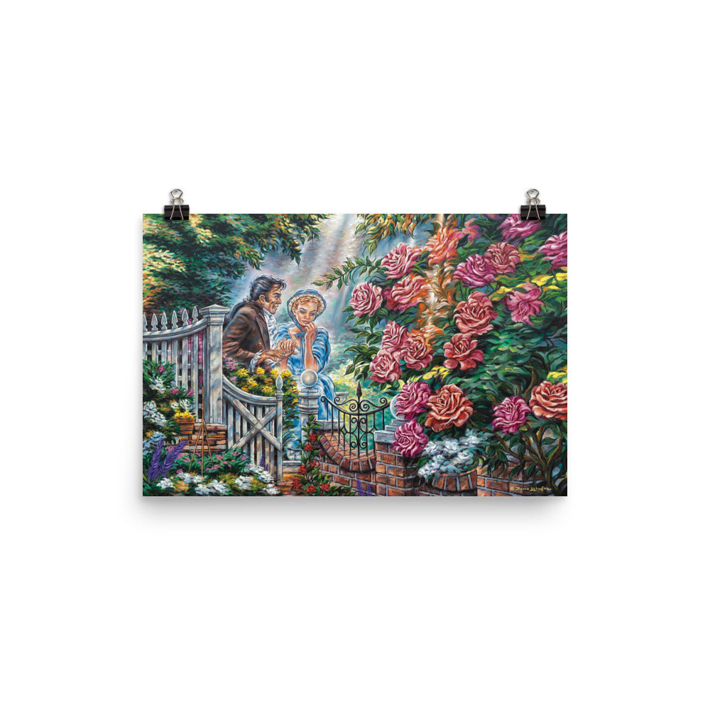 Photo paper poster: Beyond The Garden Gate