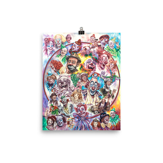 Photo paper poster: Be A Clown