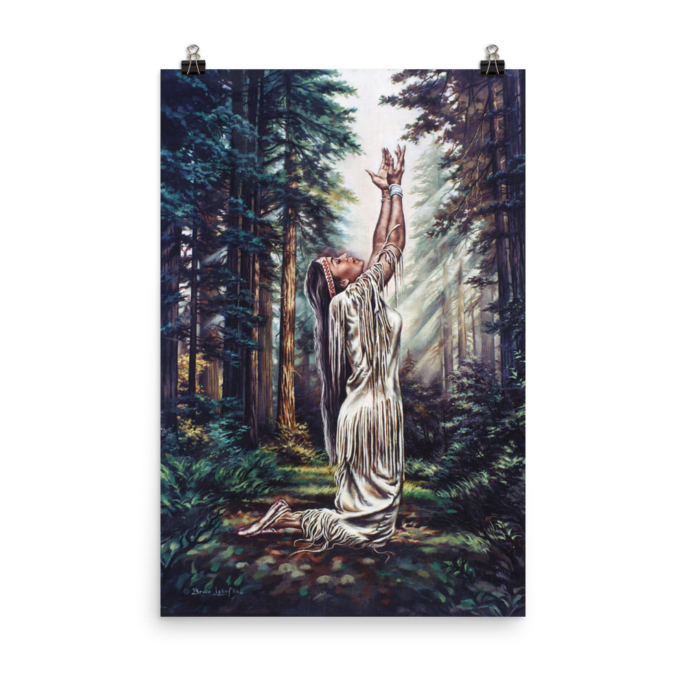 Photo paper poster: The Prayer