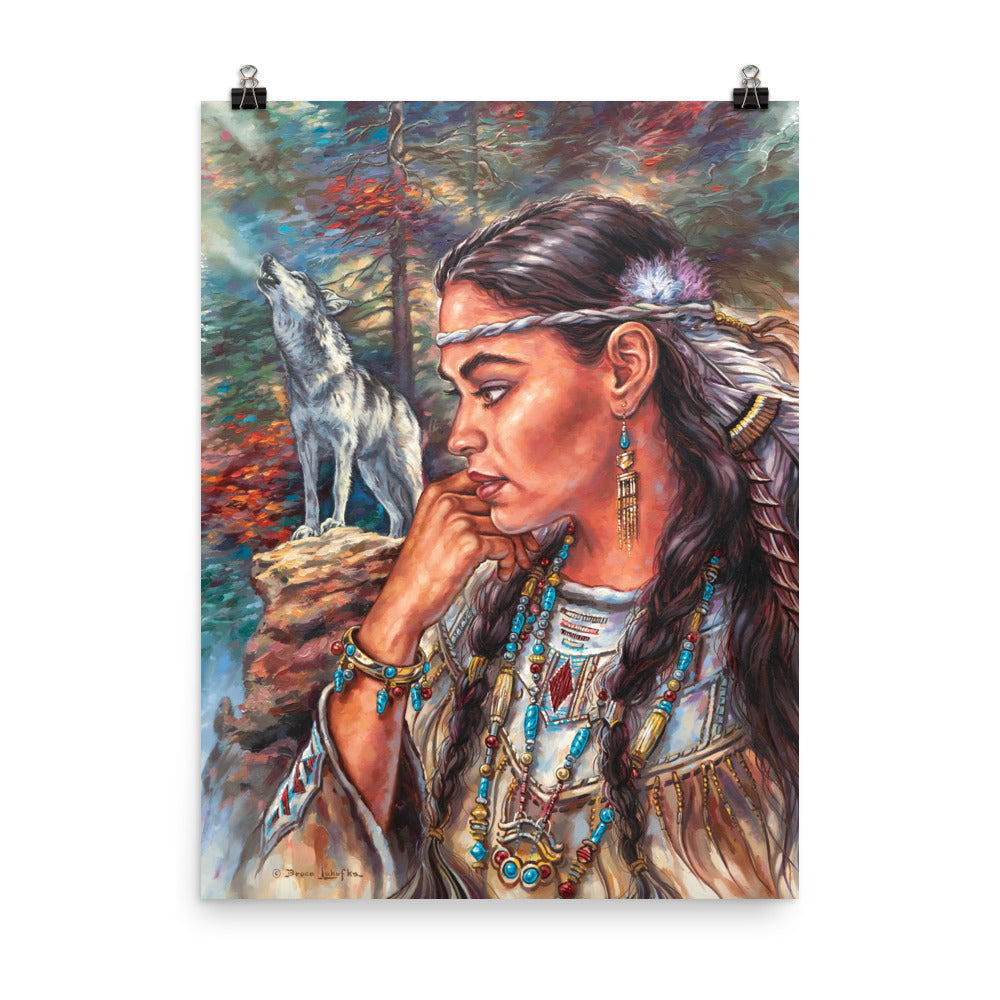 Photo paper poster: Cry Of The Wolf