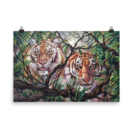 Photo paper poster: Eyes Of The Jungle