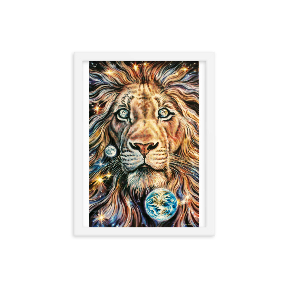 Framed poster: The Lion Of The Tribe Of Judah