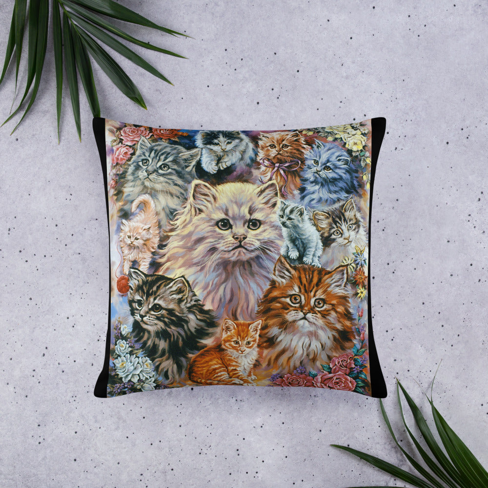 Pillow : Bouquet Of Kittens