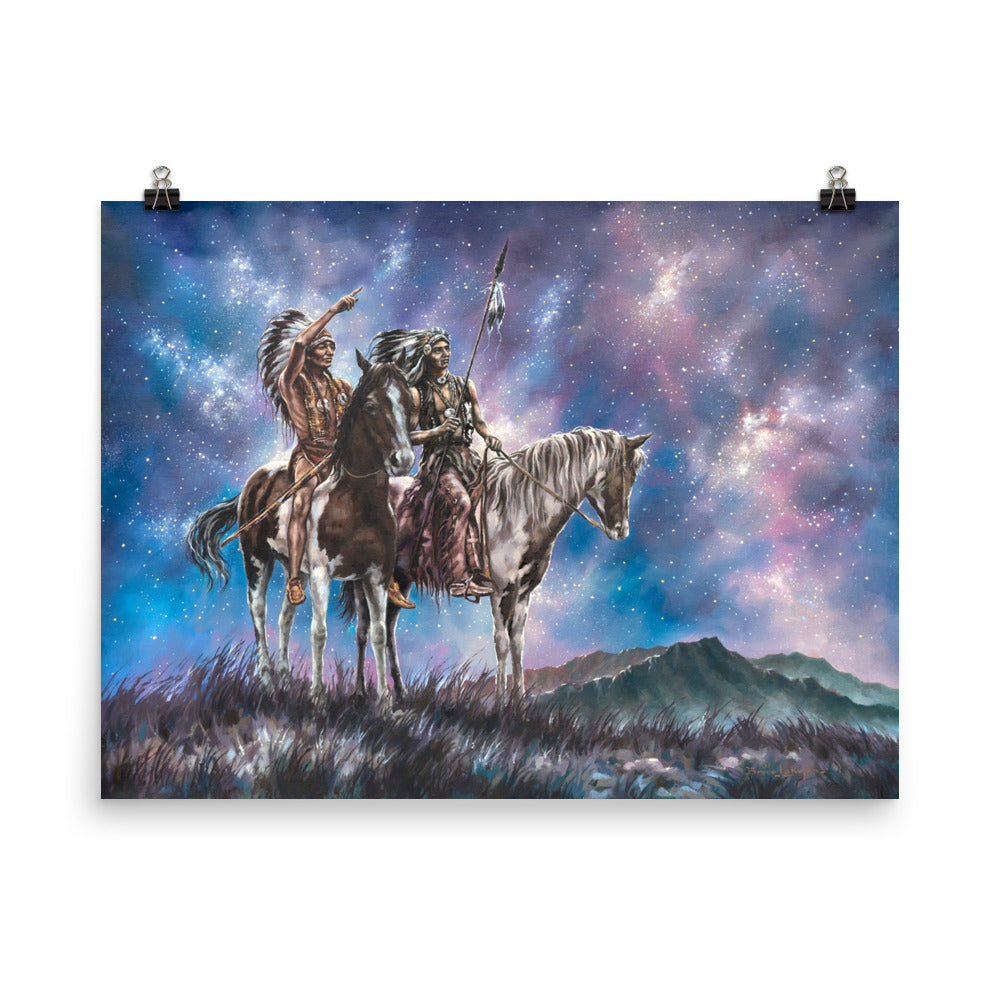 Photo paper poster: Under Silent Stars