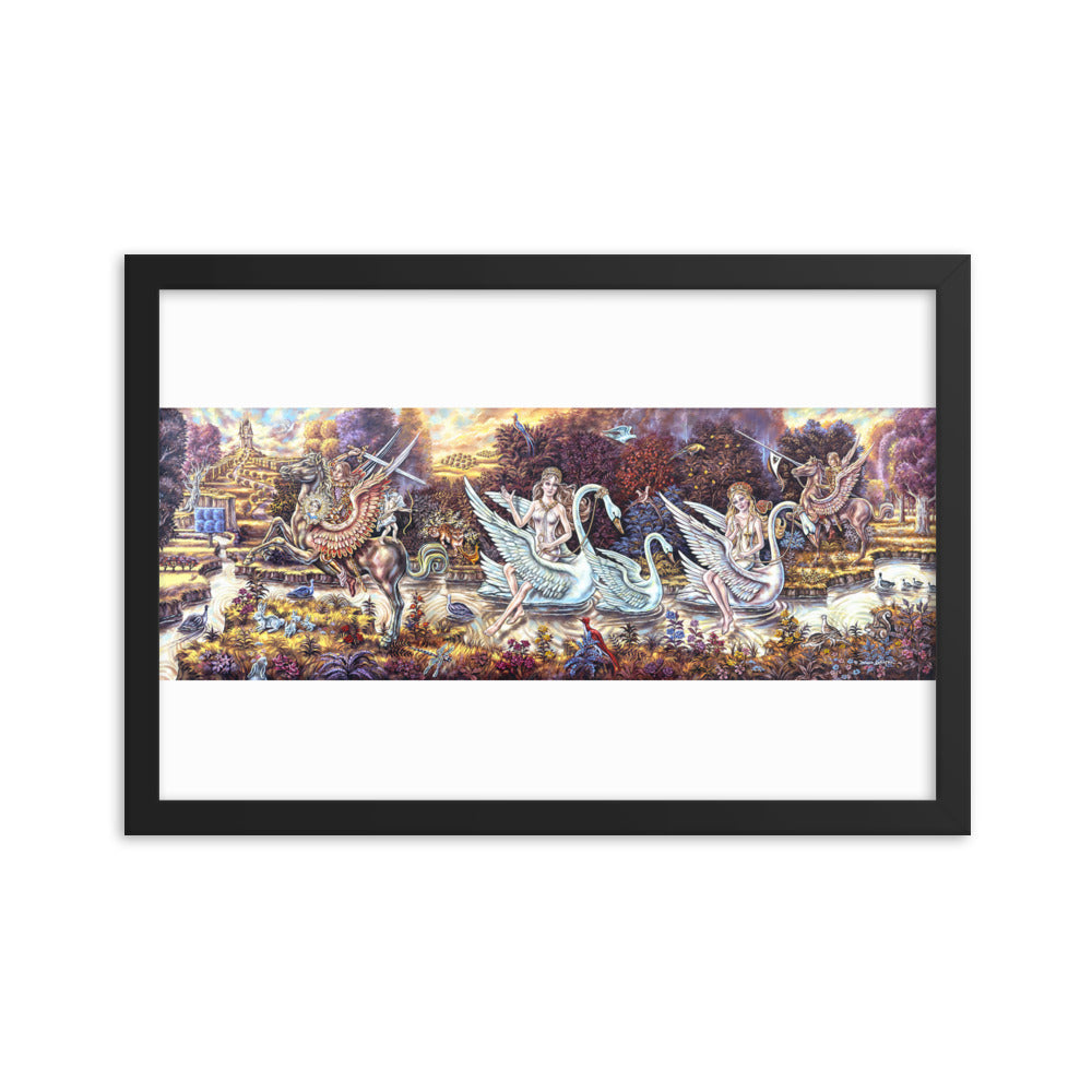 Framed photo paper poster: Once Upon A Time
