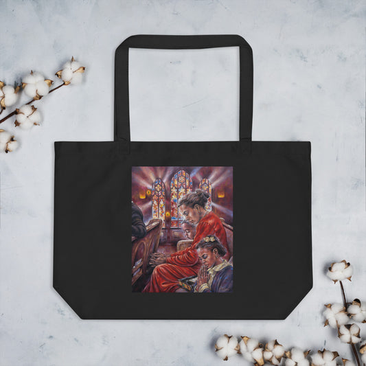 Large Organic Tote: "A Mother's Prayer"