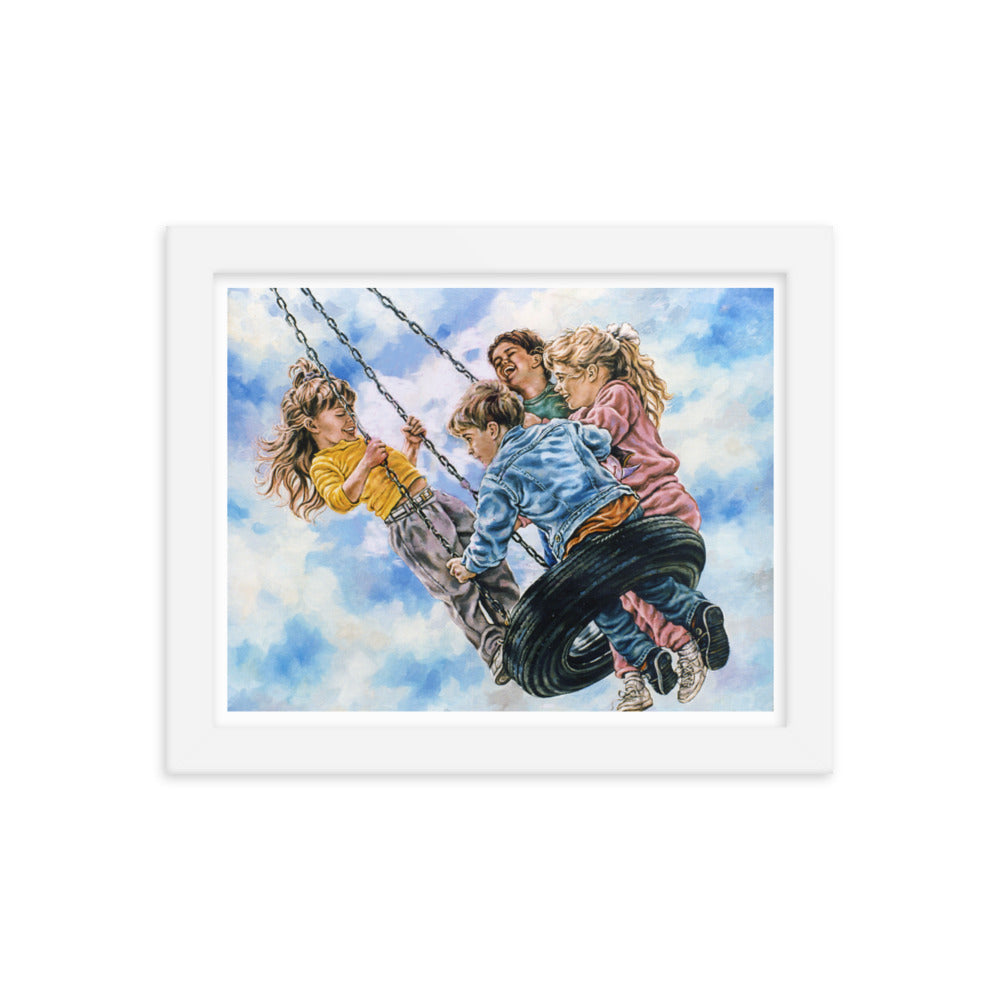 Framed poster: Tire Swing