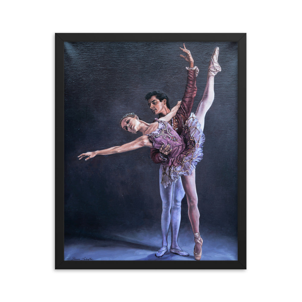 Framed photo paper poster: The Dance