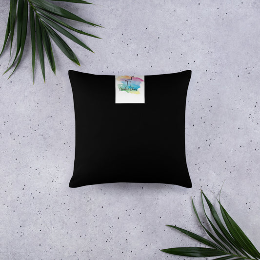 Throw Pillow: Rainbow Dove
