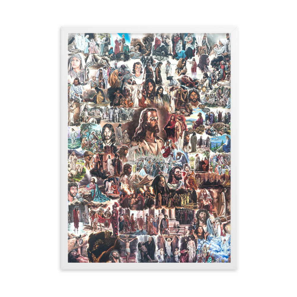 Framed matte paper poster: Life Of Christ