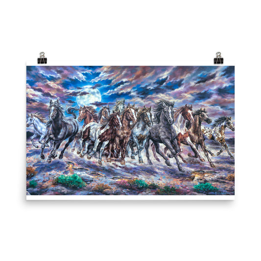 Photo paper poster: Racing With The Moon
