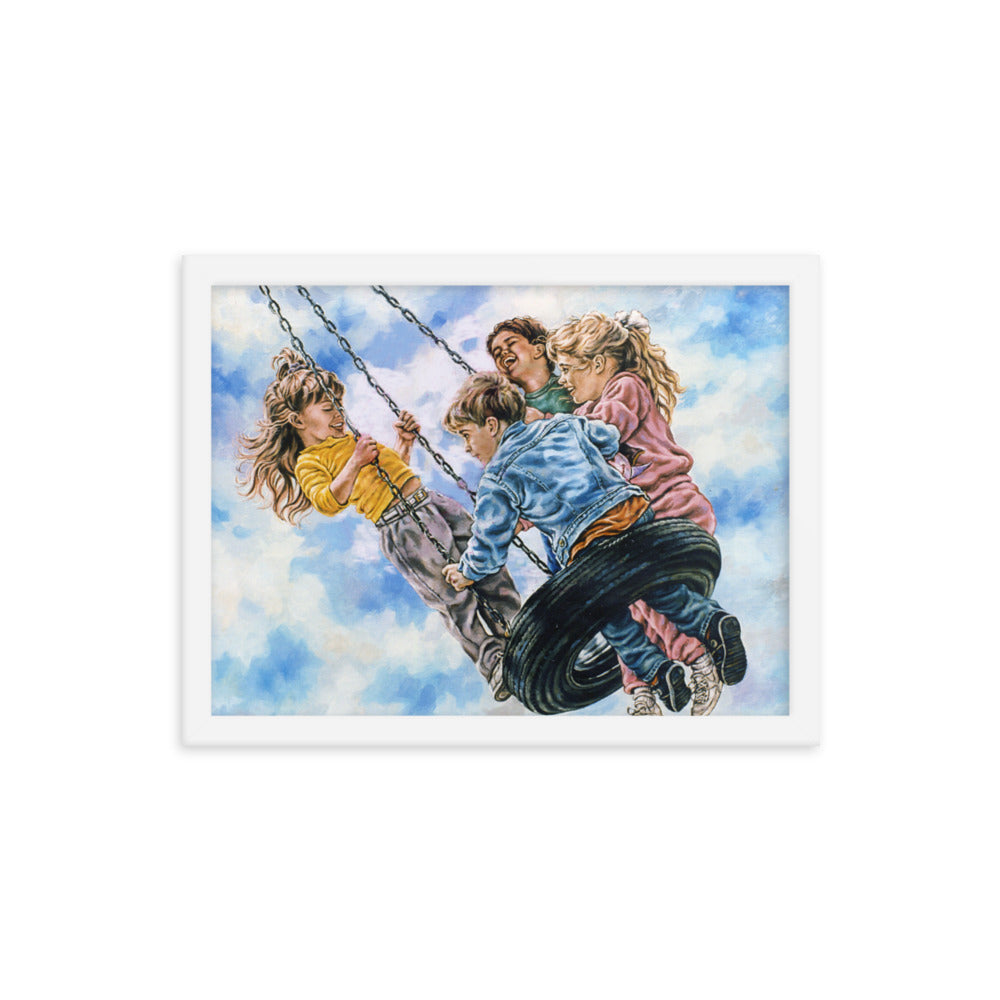 Framed poster: Tire Swing