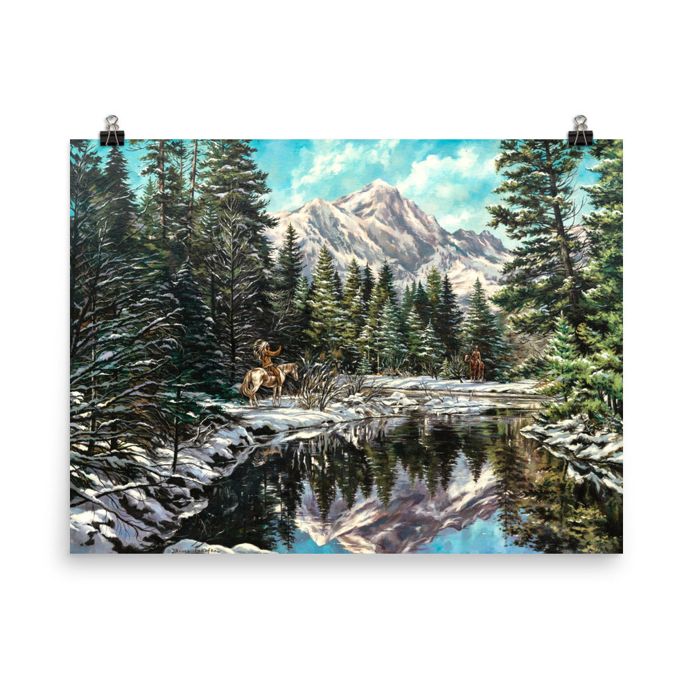 Photo paper poster: Silent Encounter