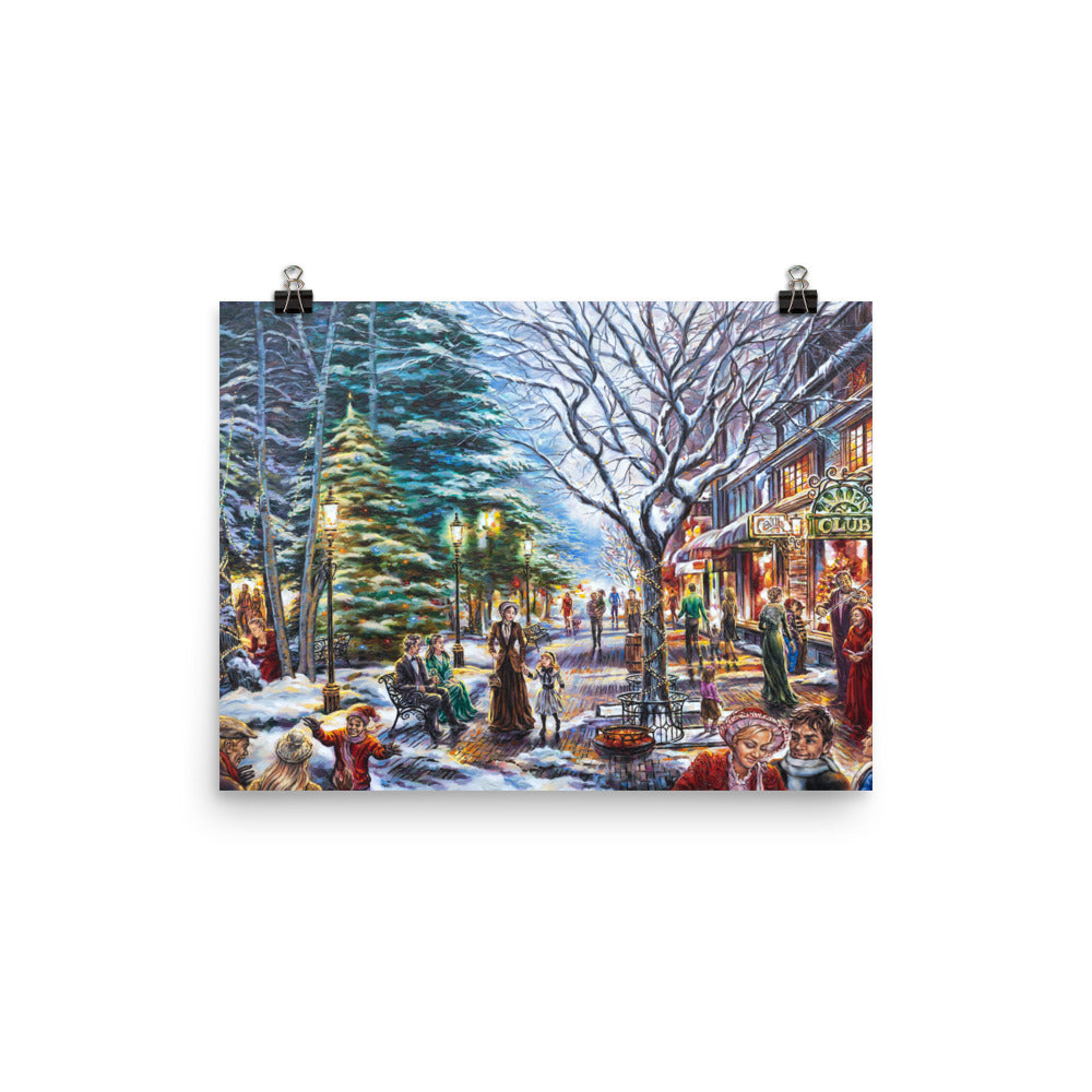Photo paper poster: Village Lights