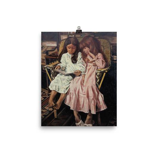 Photo paper poster: Sisters