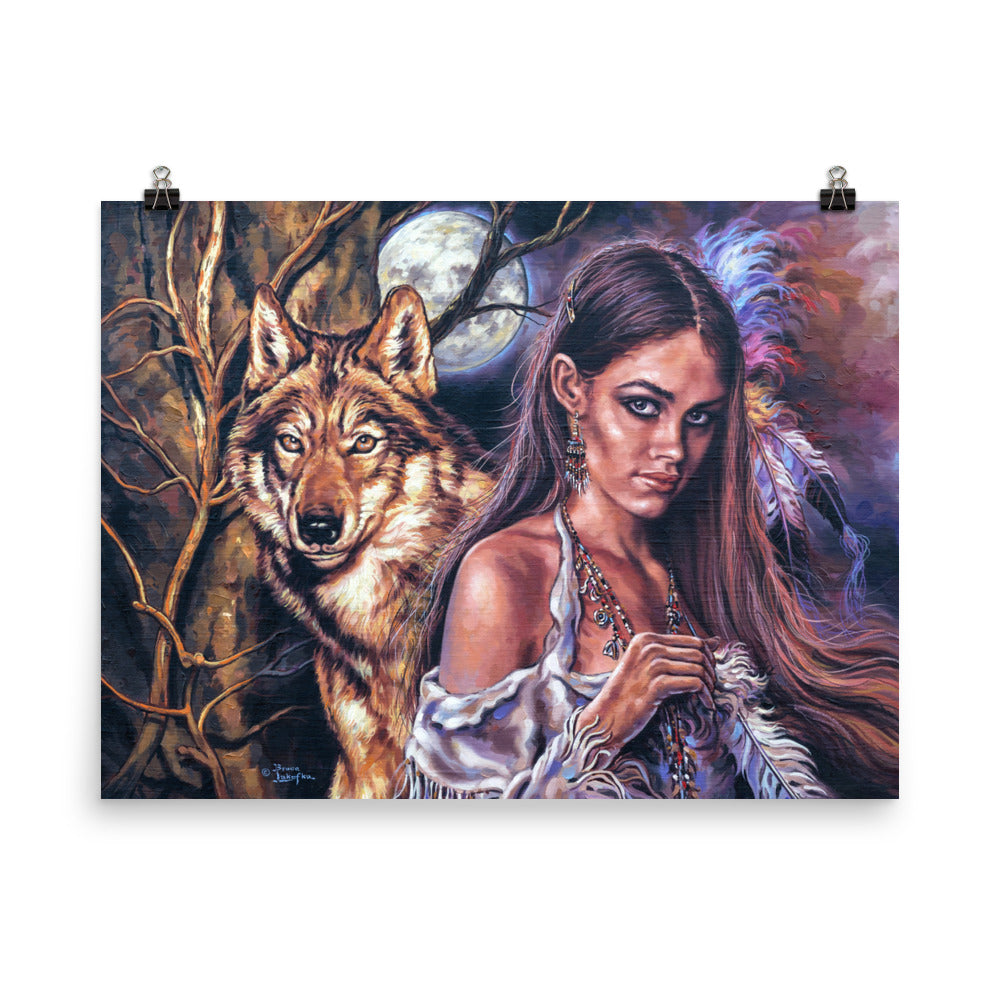 Photo paper poster: Autumn Moon