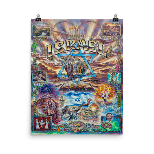 Photo paper poster: Israel