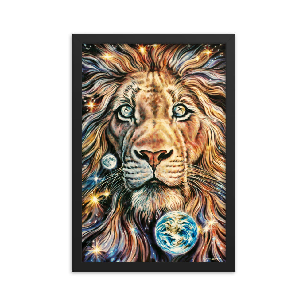 Framed poster: The Lion Of The Tribe Of Judah
