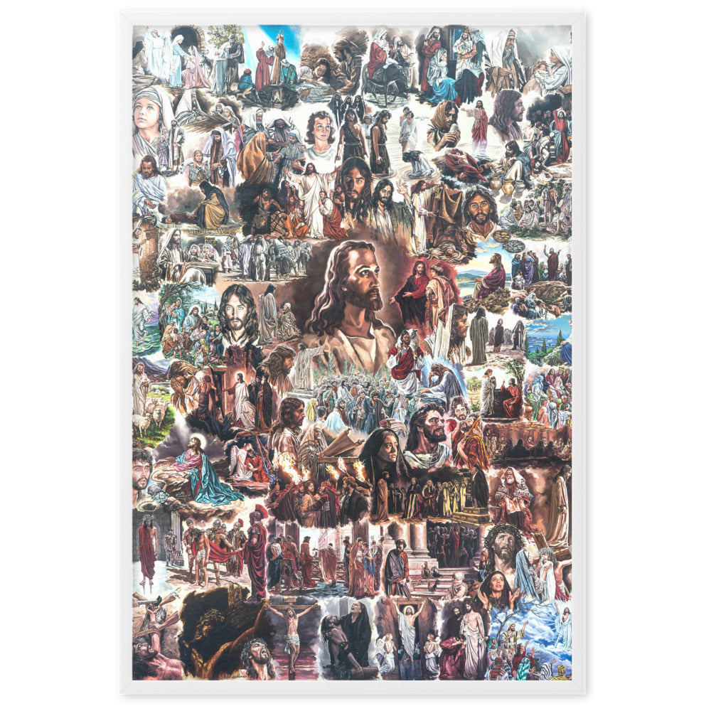 Framed matte paper poster: Life Of Christ