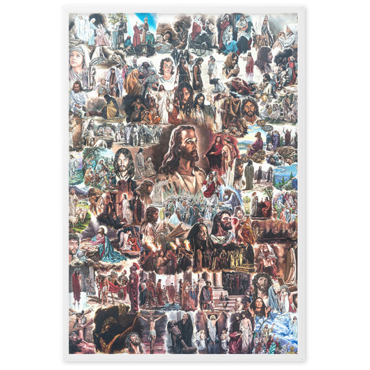 Framed matte paper poster: Life Of Christ