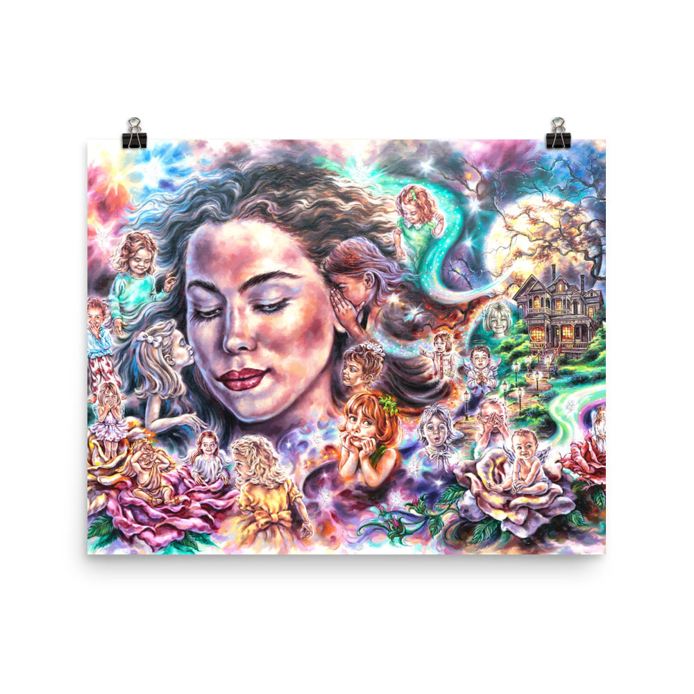 Photo paper poster: Moon Beams
