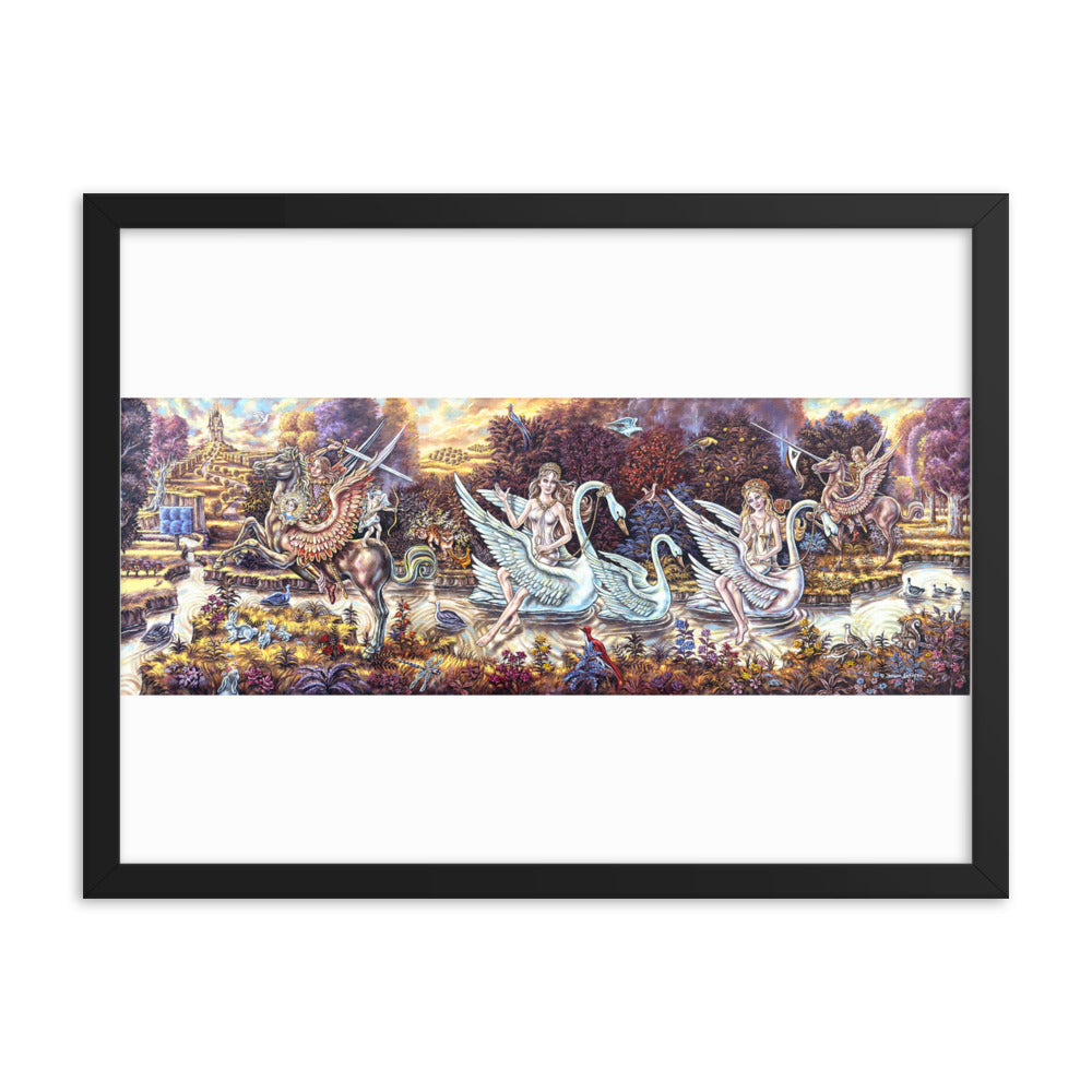 Framed photo paper poster: Once Upon A Time