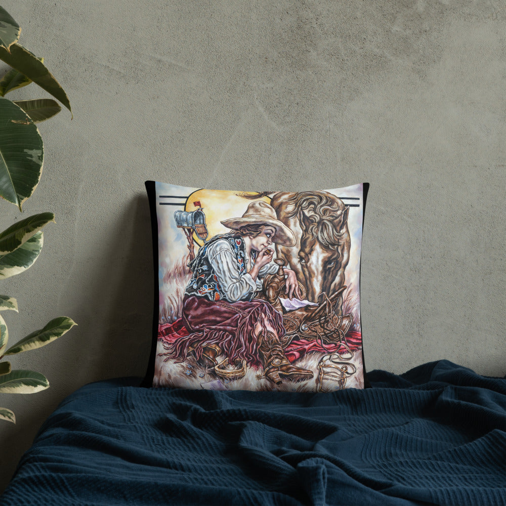 Pillow: Cowgirl Mail