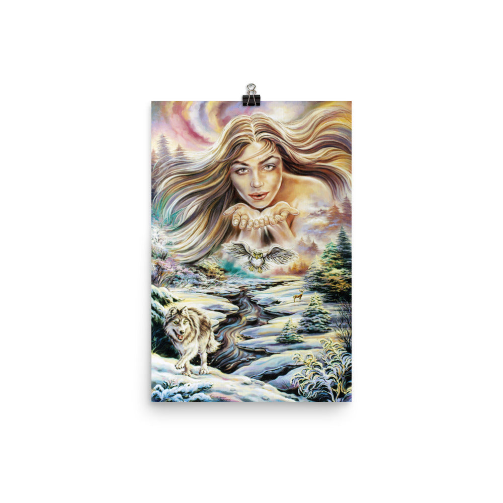 Photo paper poster:  Winter's Breath