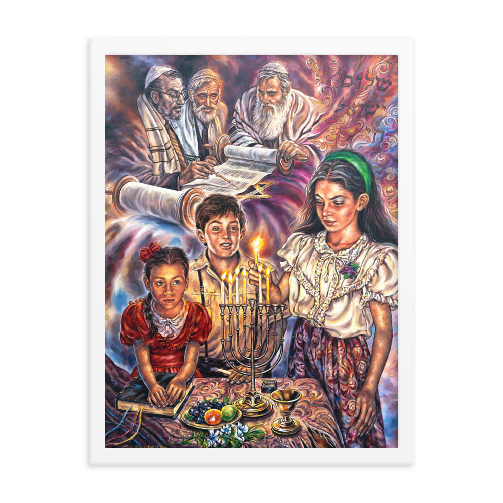 Framed photo paper poster: Traditions