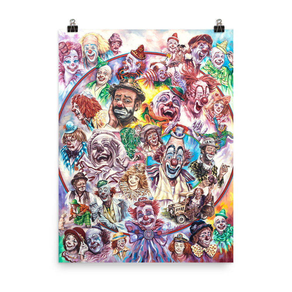 Photo paper poster: Be A Clown