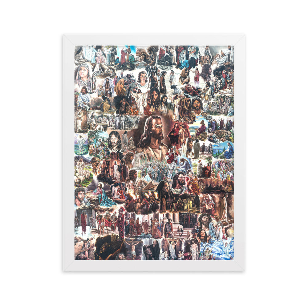Framed matte paper poster: Life Of Christ