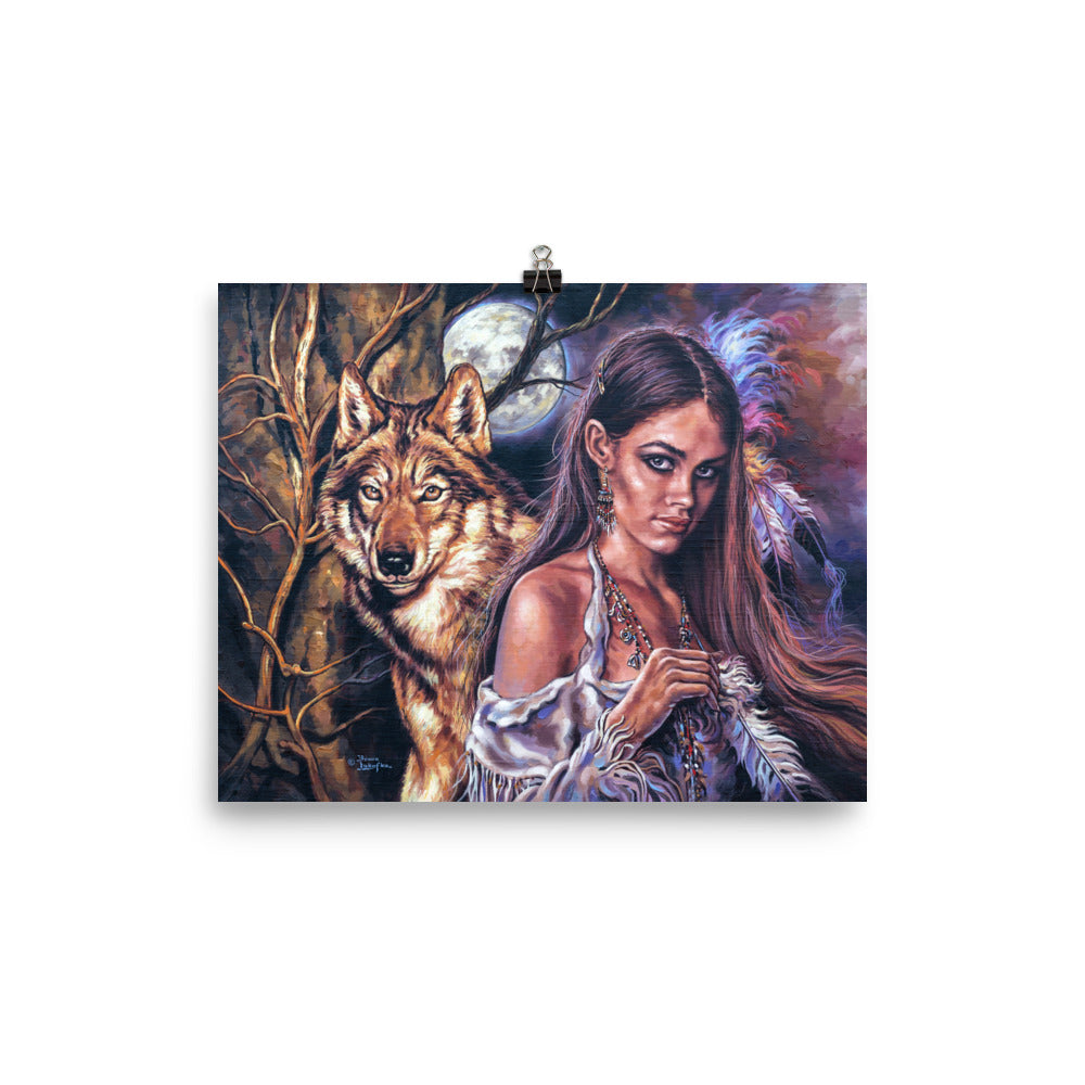 Photo paper poster: Autumn Moon