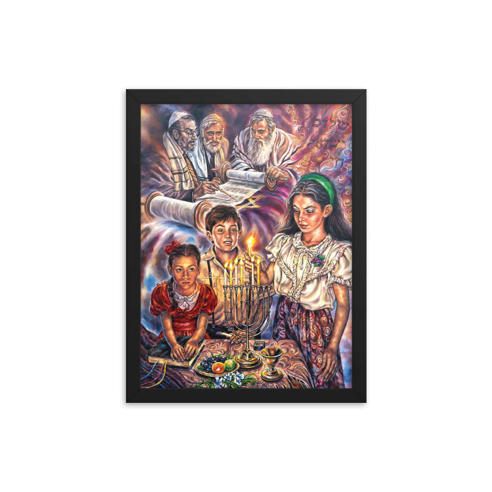 Framed photo paper poster: Traditions