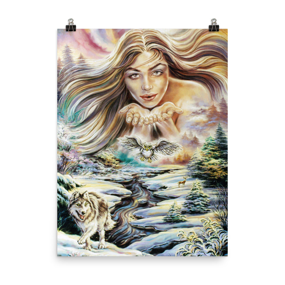 Photo paper poster:  Winter's Breath