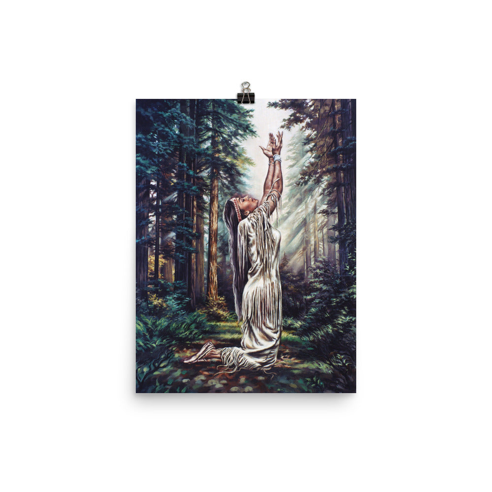 Photo paper poster: The Prayer