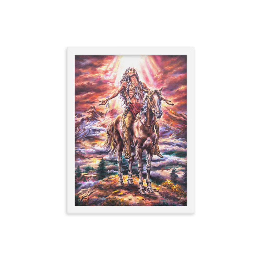 Framed photo paper poster: A Journey's End