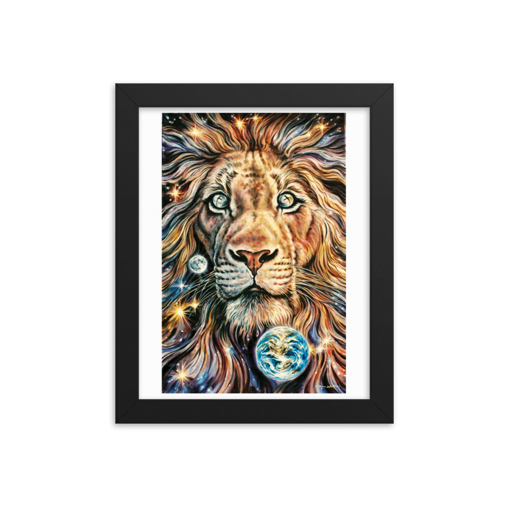 Framed poster: The Lion Of The Tribe Of Judah