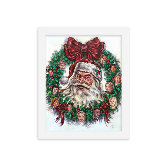 Framed photo paper poster: Wreath Of Joy