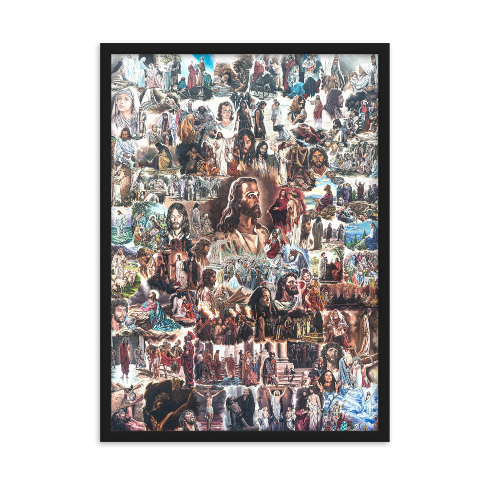 Framed matte paper poster: Life Of Christ