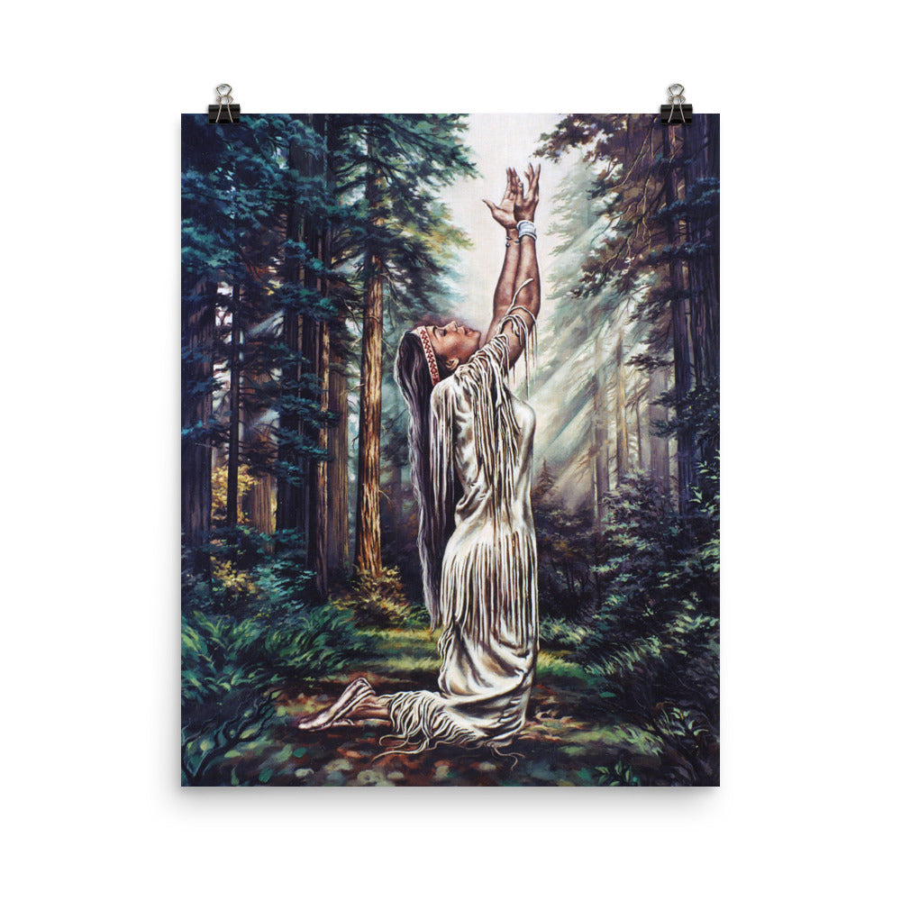 Photo paper poster: The Prayer